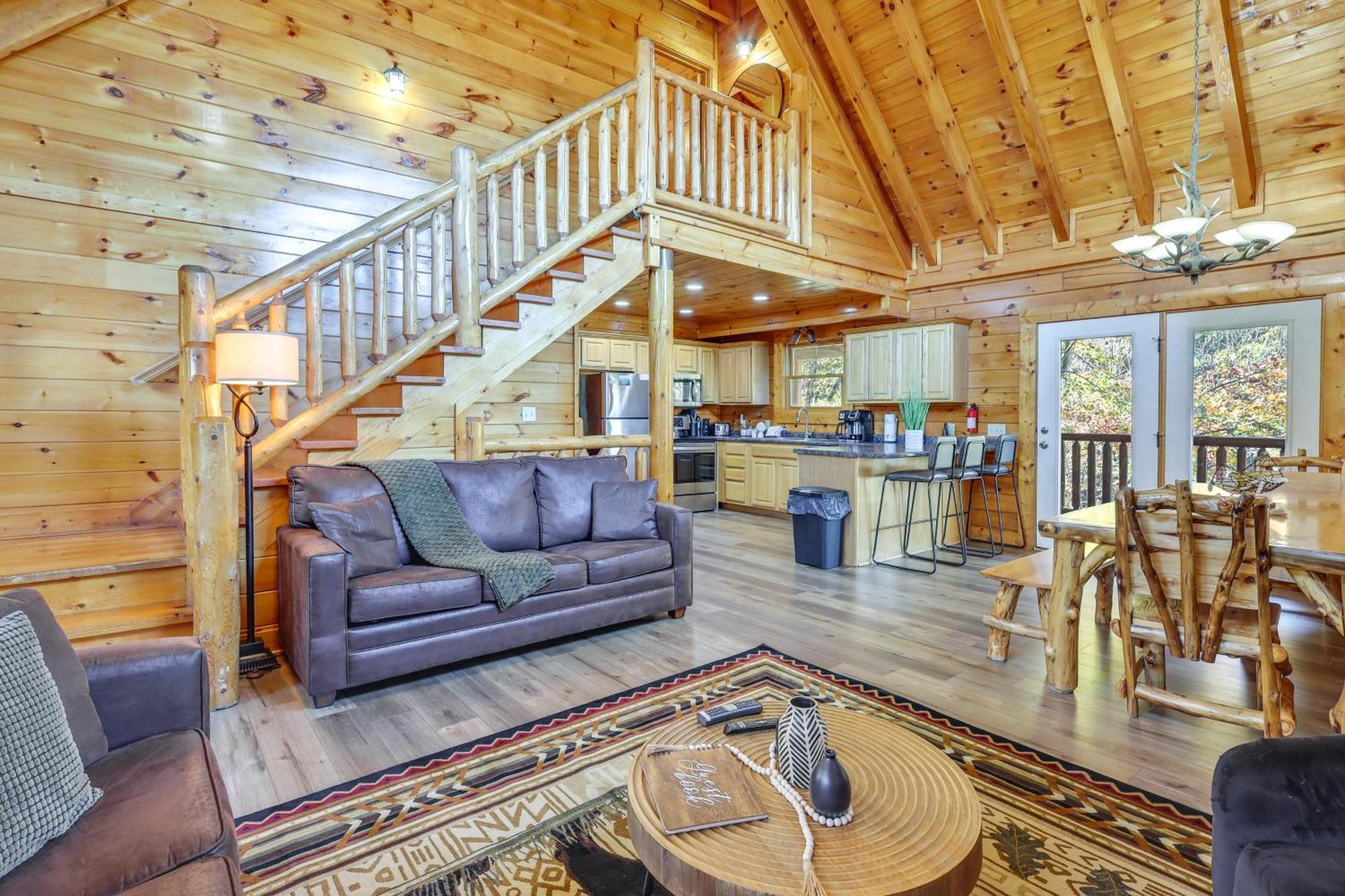 Pigeon Forge Cabin Rental With Decks And Hot Tub! Dış mekan fotoğraf